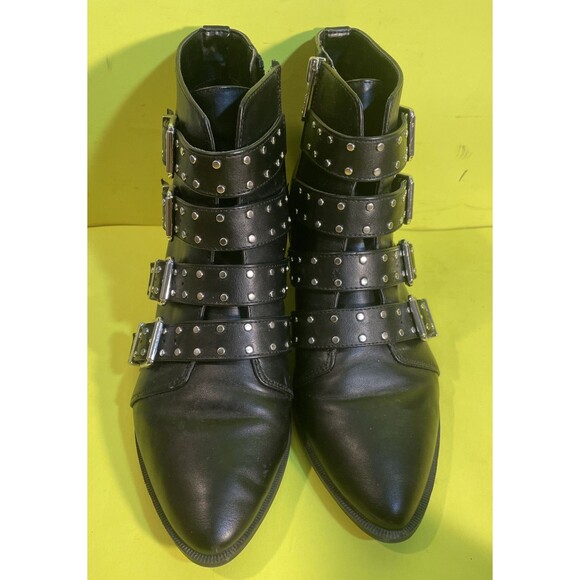 Circus by Sam Edelman Punk QuadBuckle Ankle Boots Size 8 - Picture 1 of 5